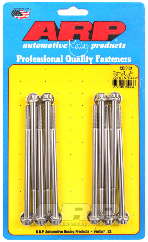 ARP Chevy LS1/LS4/LS6/LM7 5.5, LQ4-6.0 & RL4-4.8 12pt Intake Manifold Bolt Kit