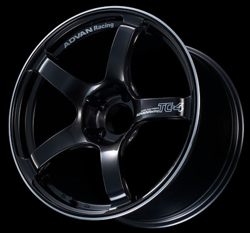 Advan TC4 17x8.0 +45 5x114.3 Black Gunmetallic and Ring Wheel