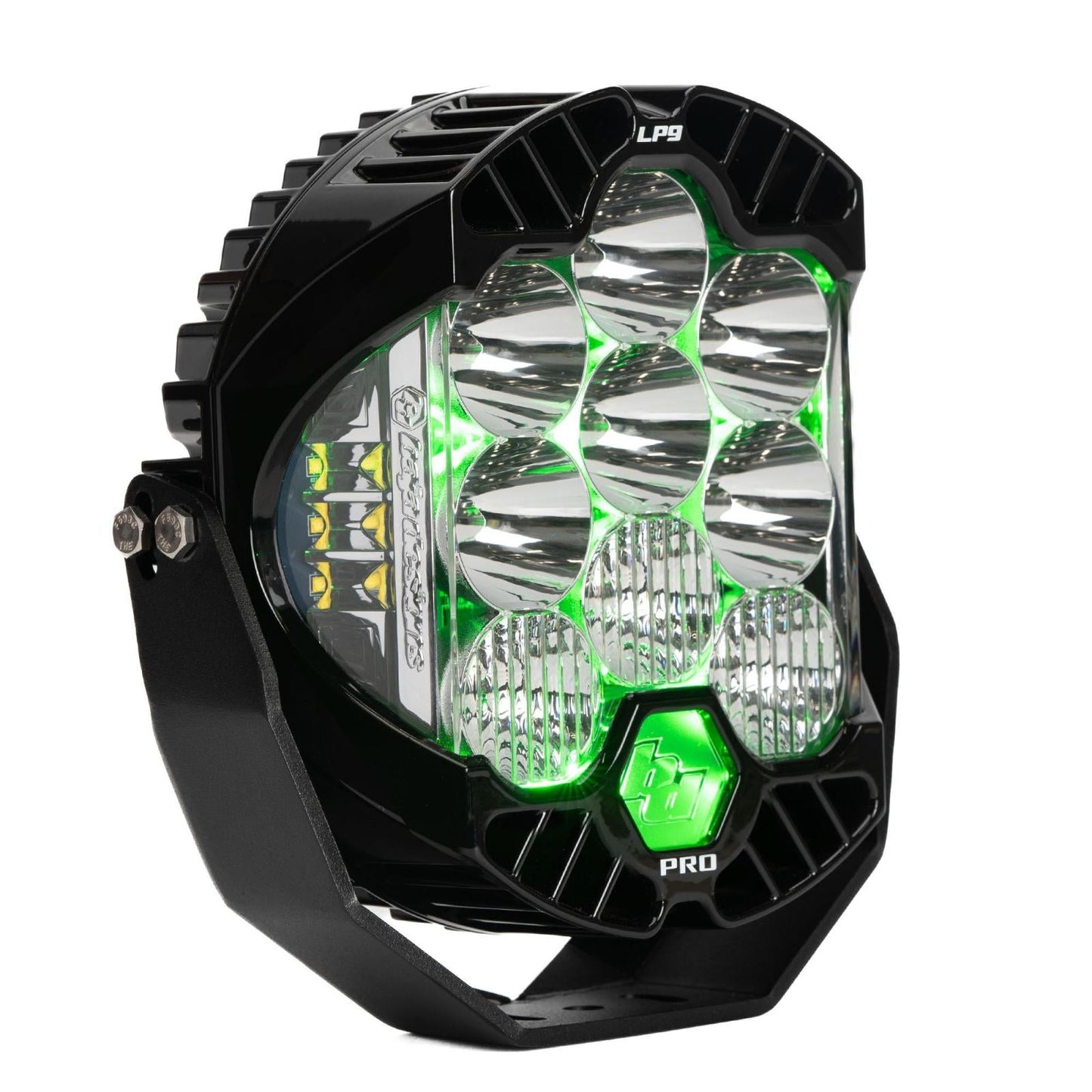 LP9 Pro LED Auxiliary Light Pod Light Pattern Driving/Combo Green Backlight Baja Designs - 320016