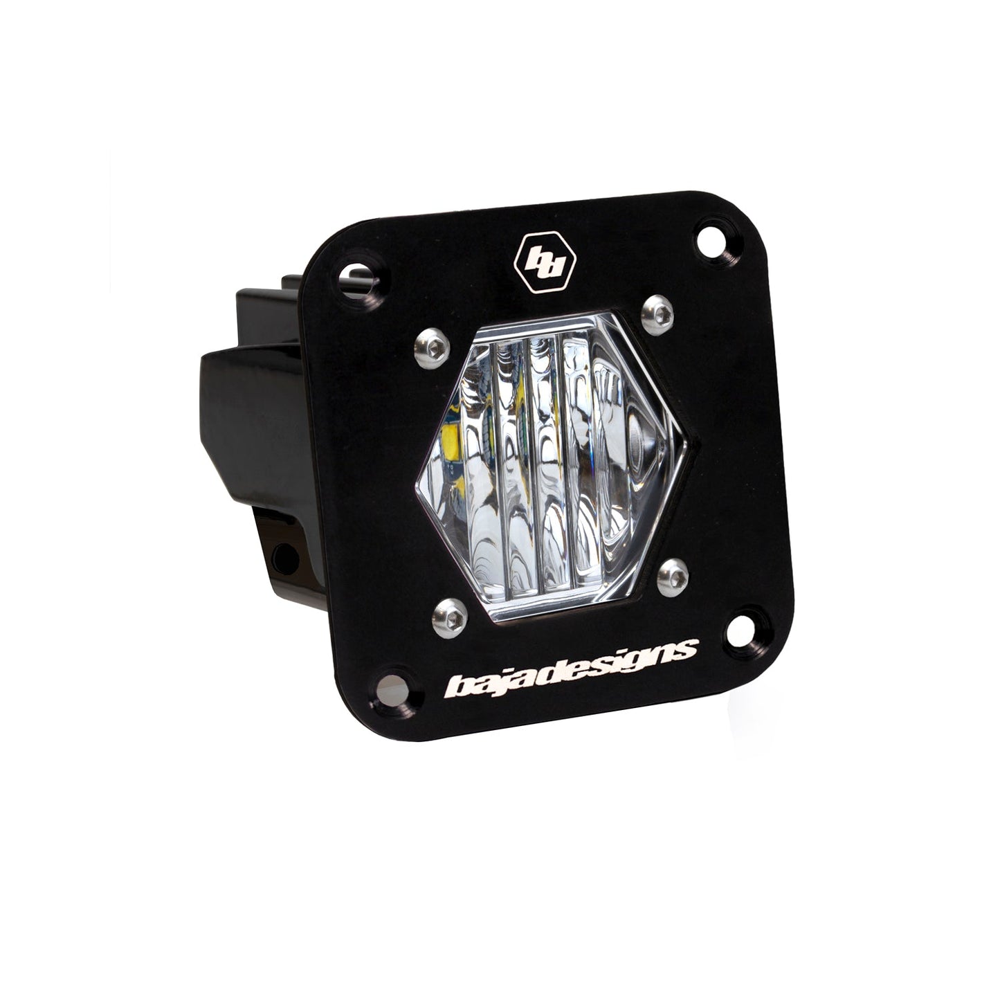 LED Light Pod Flush Mount Clear S1 Wide Cornering Baja Designs - 381005