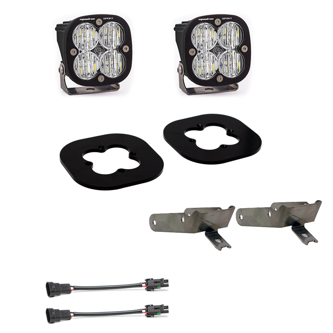 Super Duty Fog Lights Squadron Pro 11-16 Super Duty Fog Pocket Kit Baja Designs - 447631