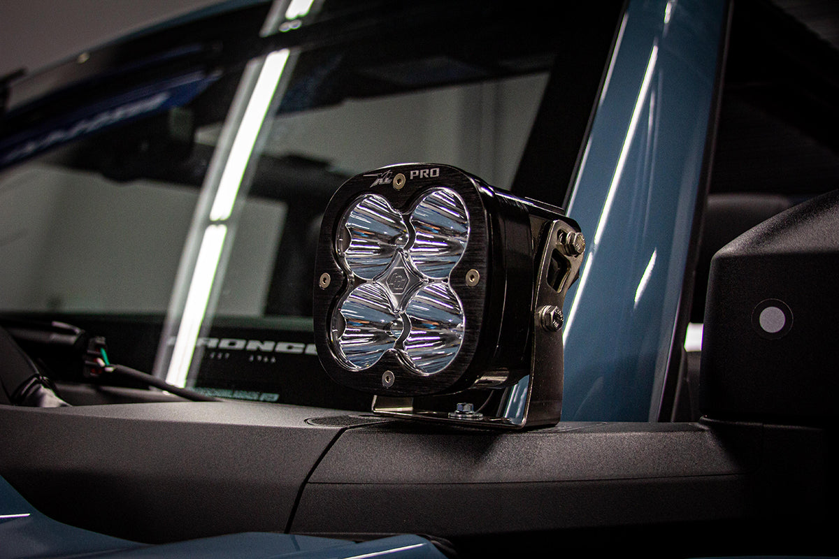 Bronco A Piller Light Kit 21-Up Ford Bronco XL Pro Spot w/Upfitter Baja Designs - 447752UP