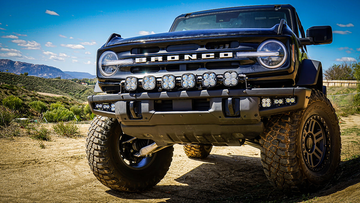 Bronco Fog Pocket Kit 21-Up Ford Bronco Sportsmen w/Upfitter Baja Designs - 447760UP