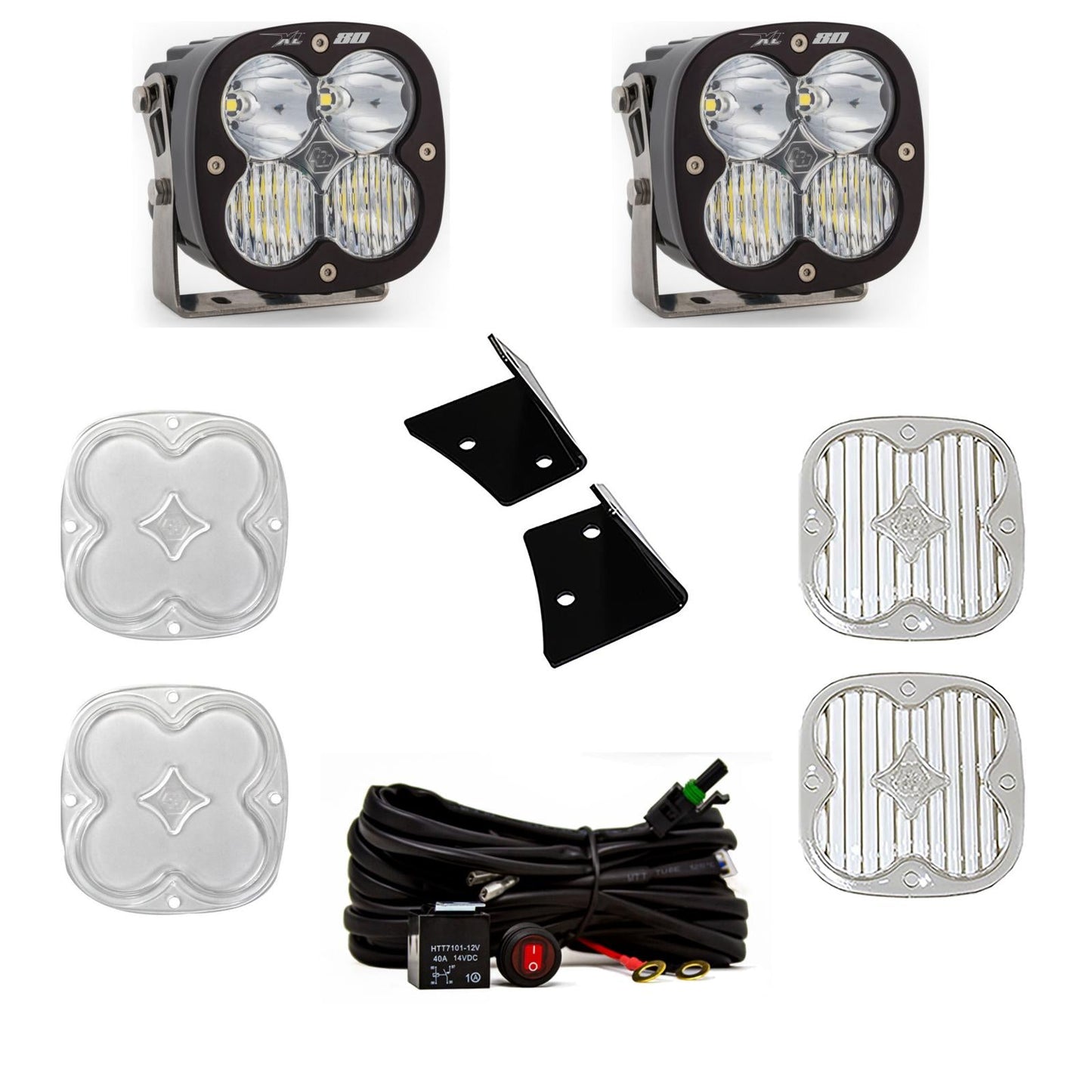 Jeep JK XL80 Drive/Combo A-Pillar Kit Baja Designs - 447800