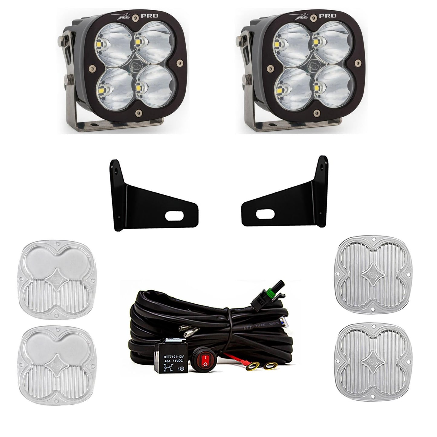 XL Pro A-Pillar Kit 17-22 Maverick X3 Driving/Combo Clear Baja Designs - 447805