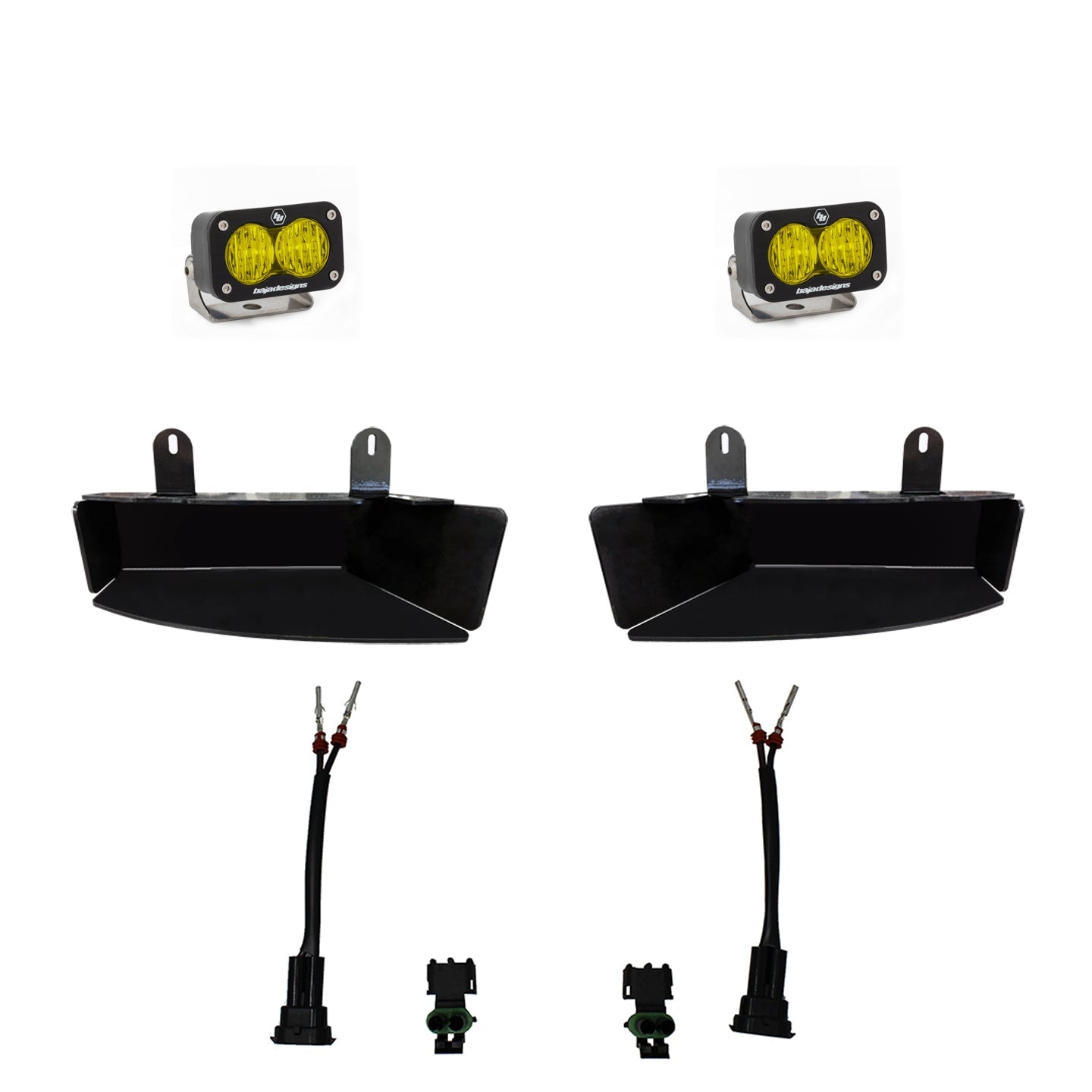 Dodge Ram Light Kit For Ram 2500/3500 19-On FPK S2 Sport W/C Baja Amber Baja Designs - 448043