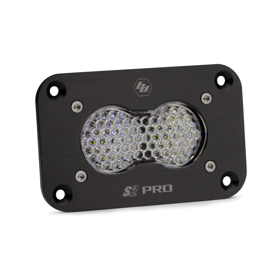 LED Work Light Flush Mount Clear Lens Work/Scene Pattern S2 Pro Baja Designs - 481006