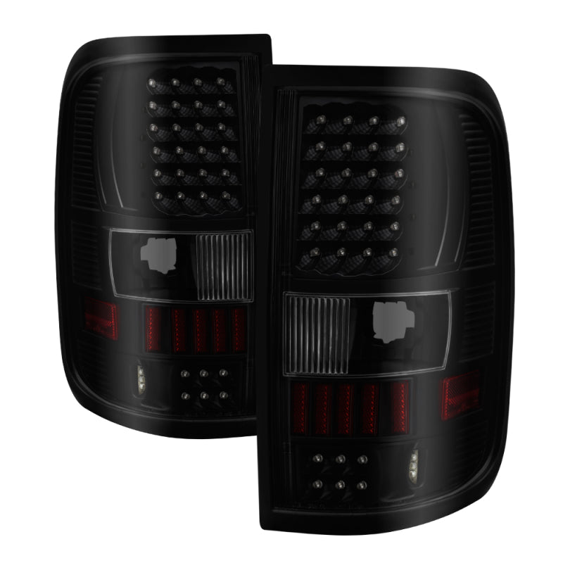 xTune Ford F150 Styleside 04-08 LED Tail Lights Black Smoke ALT-ON-FF15004-LED-BSM