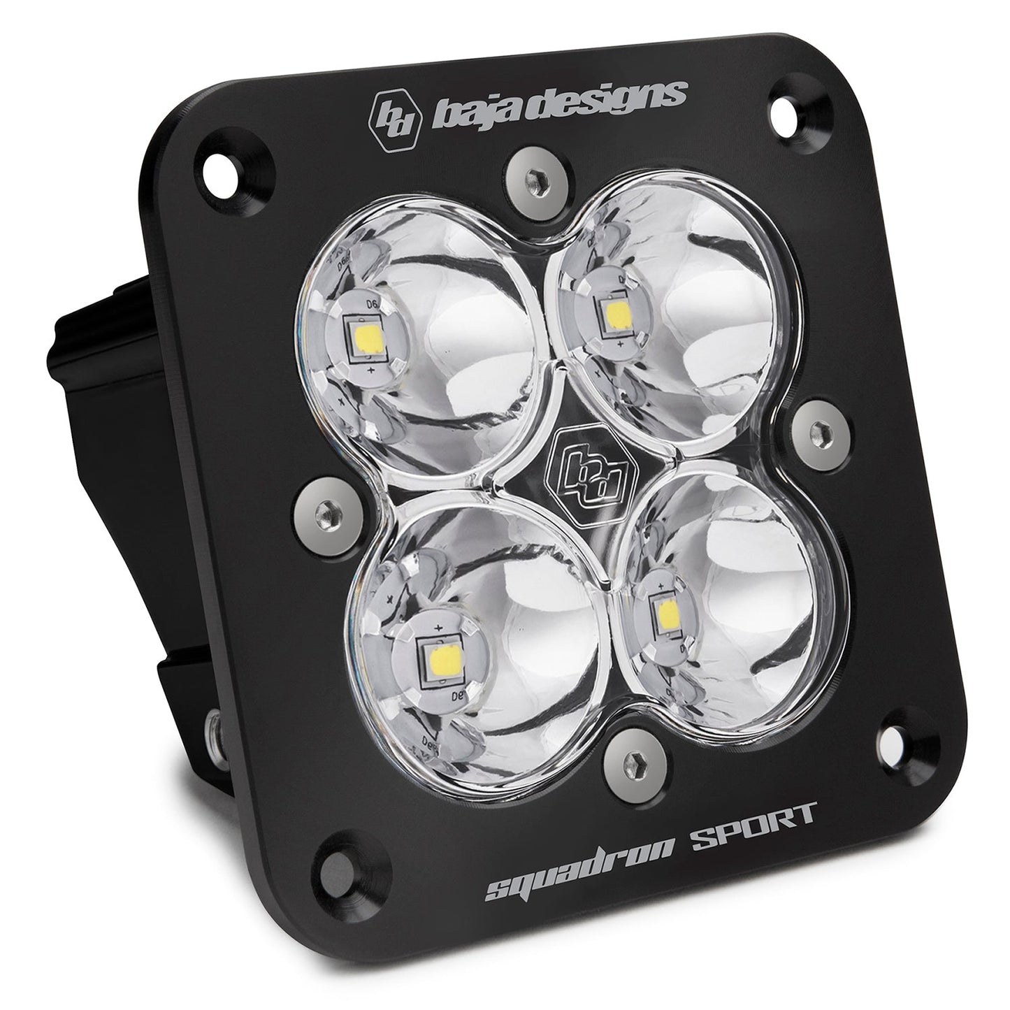 Flush Mount LED Spot Clear Black Squadron Sport Baja Designs - 551001