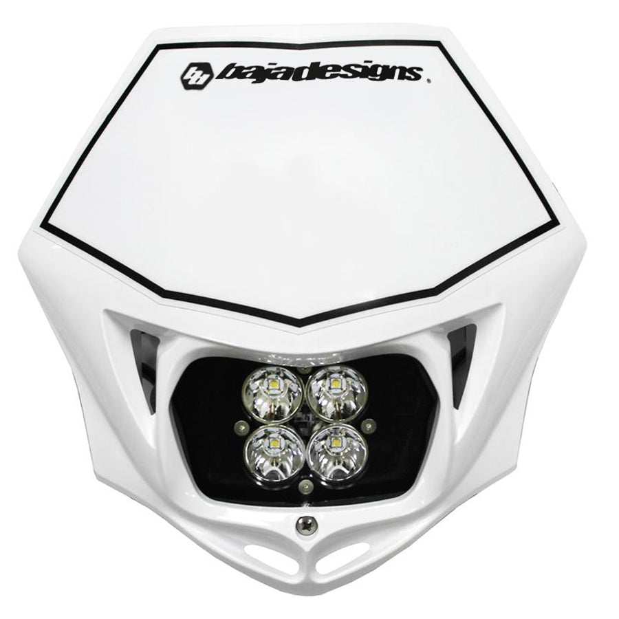 Motorcycle Race Light LED AC White Squadron Sport Baja Designs - 557001WTAC