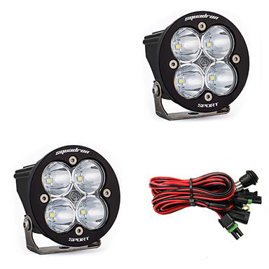 LED Light Pods Clear Lens Work/Scene Pair Squadron R Sport Baja Designs - 587806