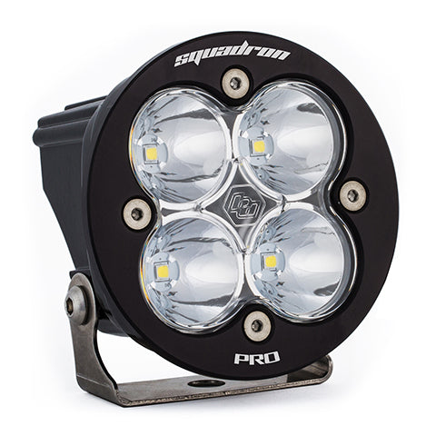 LED Light Pod Clear Lens Spot Pattern Each Squadron R Pro Baja Designs - 590001