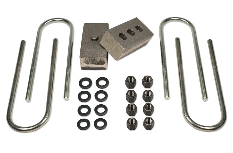 Tuff Country 03-12 Dodge Ram 3500 4wd (w/3.5in Rear axle) 2in Rear Block & U-Bolt Kit