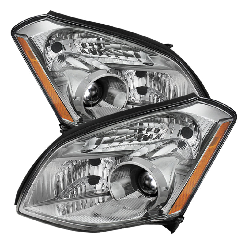 xTune Nissan Maxima (Halogen Only) 07-08 Crystal Headlights Chrome HD-JH-NM07-AM-C