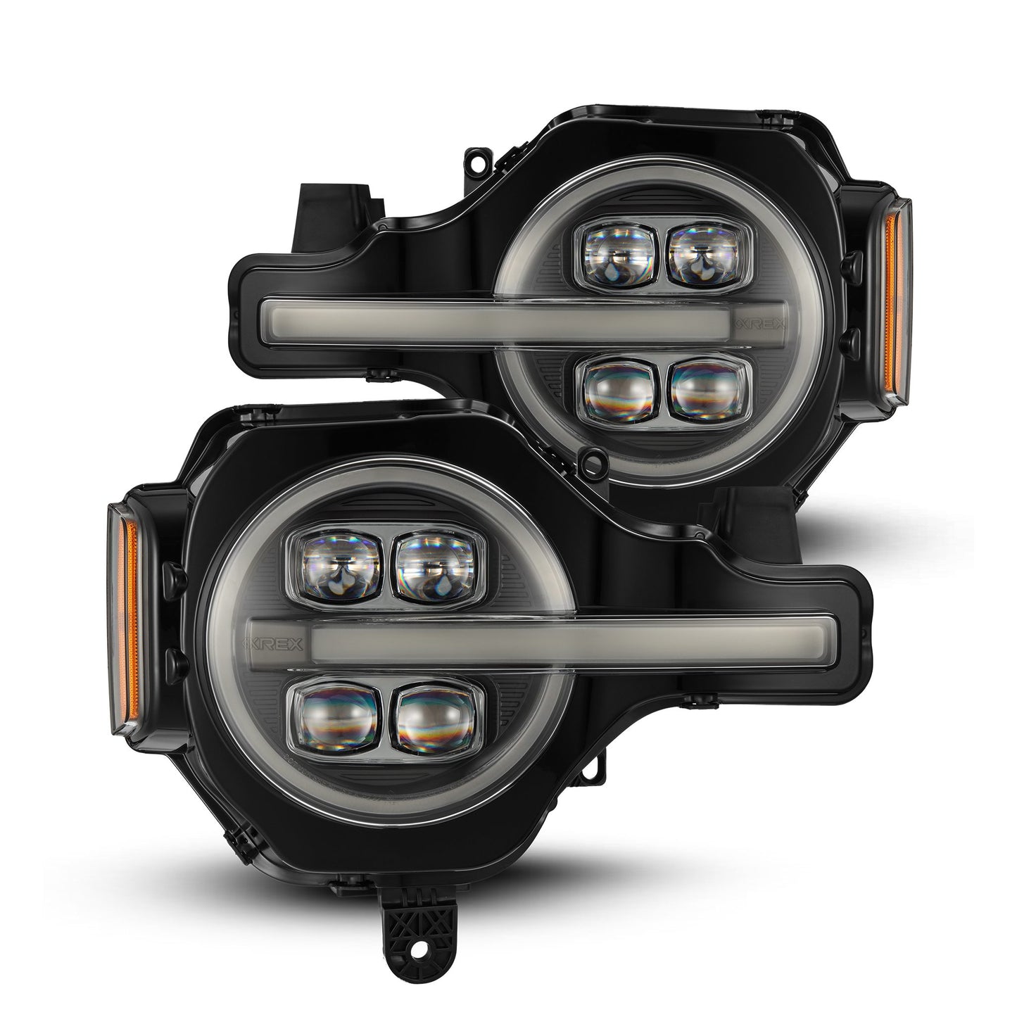 21-23 Ford Bronco / 22-23 Bronco Raptor NOVA-Series LED Projector Headlights Black