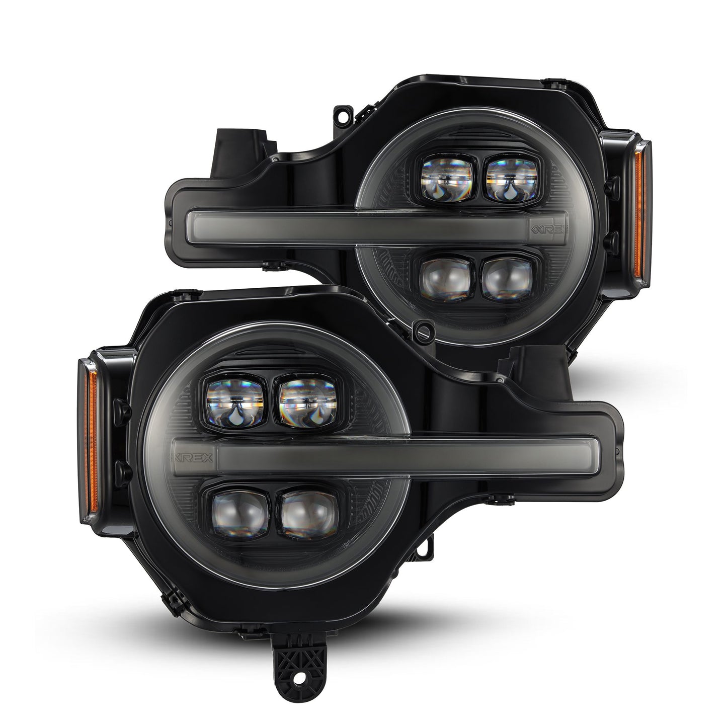 21-23 Ford Bronco /22-23 Ford Bronco Raptor NOVA-Series LED Projector Headlights Alpha-black