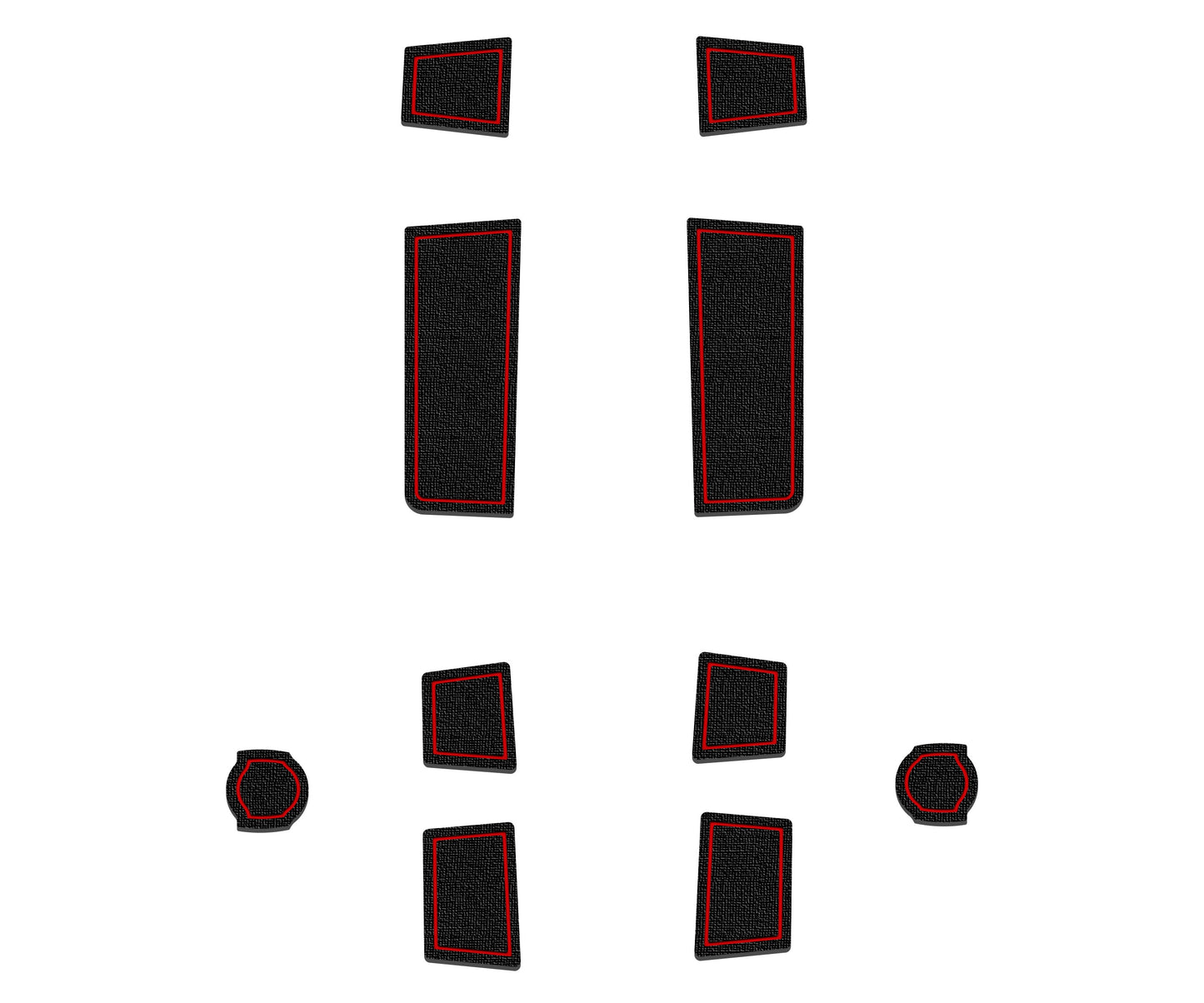 Door Cubby Foam Inserts Fits 2020-2024 Ford Explorer