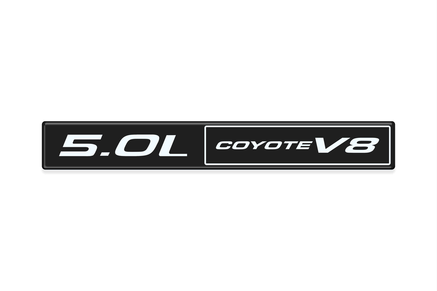 5.0L Coyote V8 Badge Fits Any Ford Model