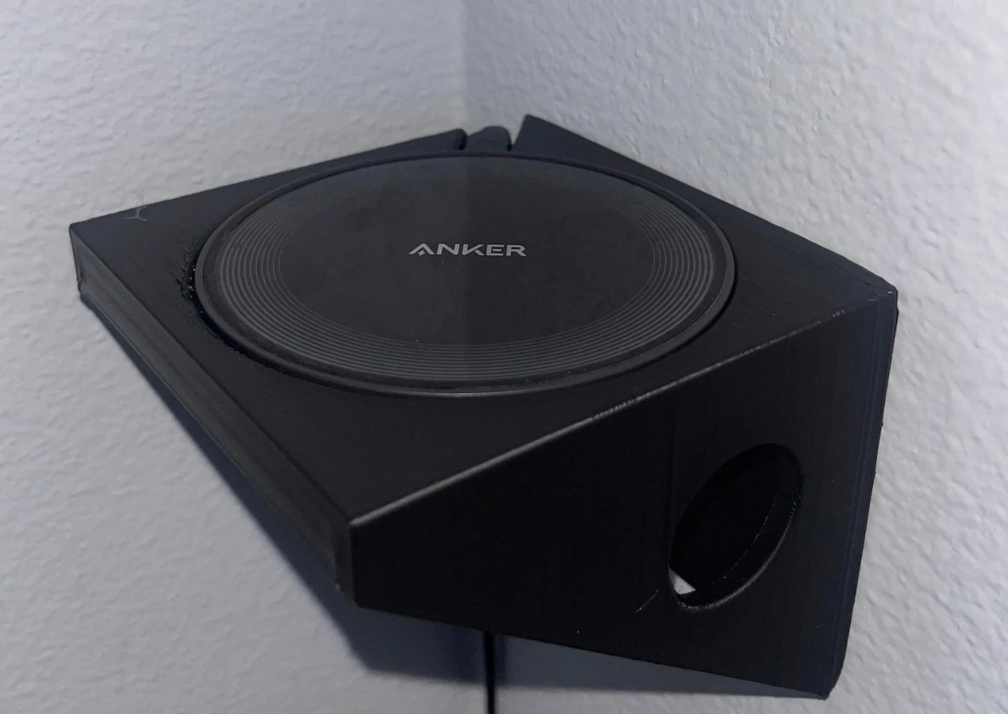 3.5" Round Wireless Charger Wall Mount