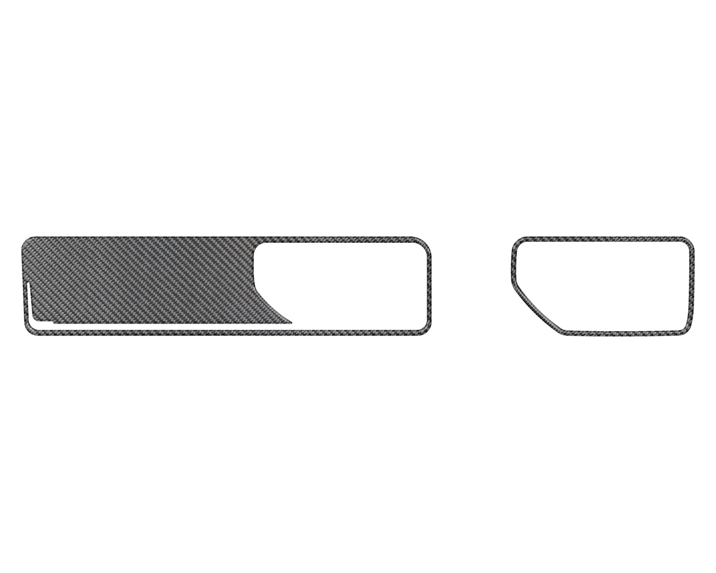Center Cowl Accent Overlays Fits 2019-2026 Jeep Gladiator