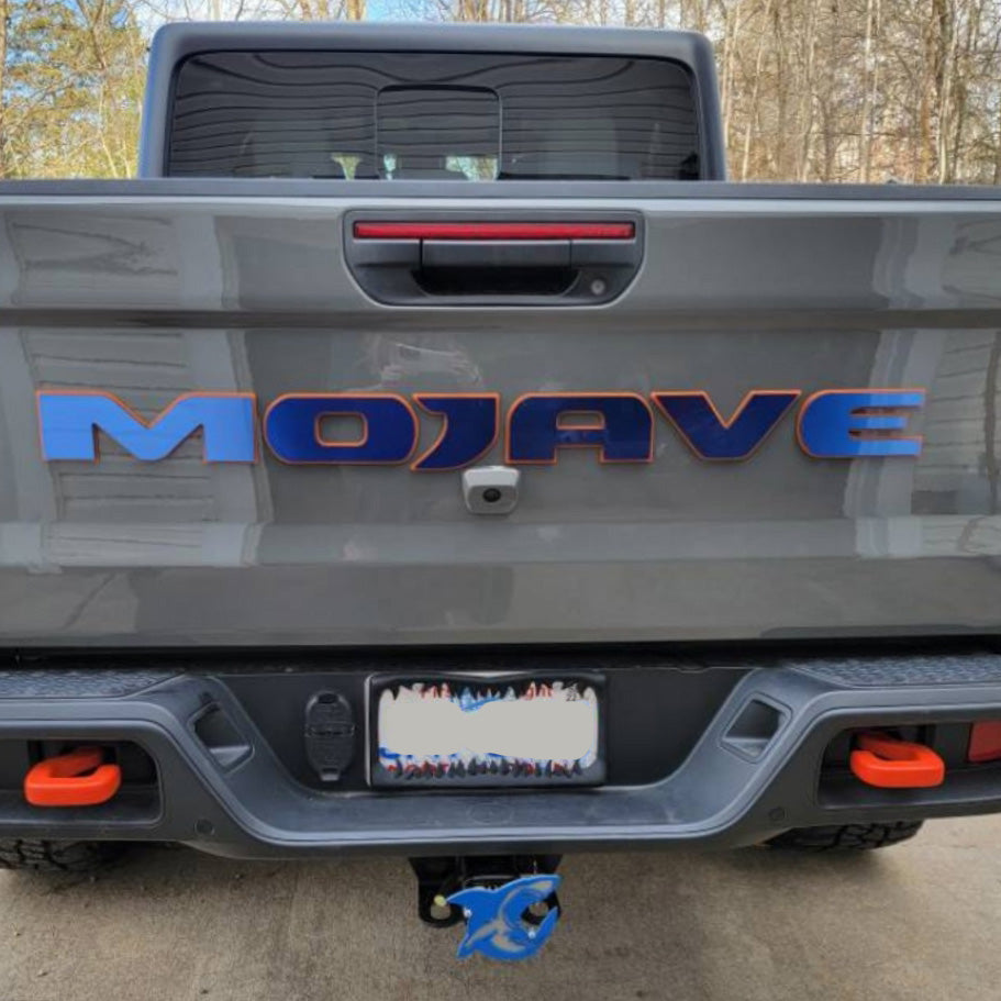 Jeep Gladiator "MOJAVE" Tailgate Emblem - Two Color Stacked