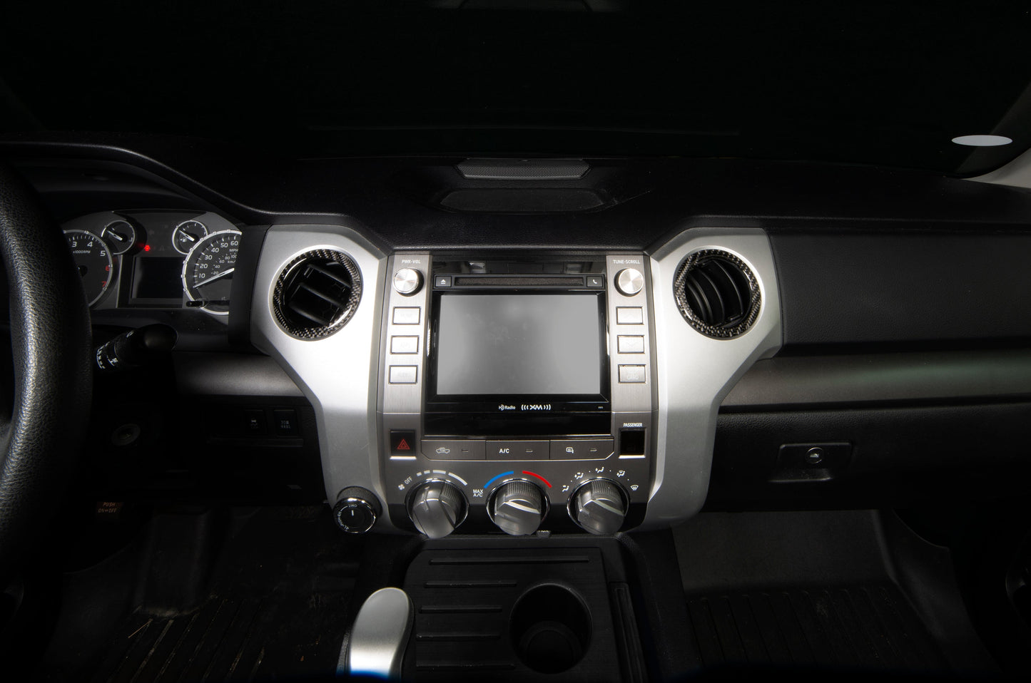 A/C Vent Rings(Covers Chrome) Fits 2014-2021 Toyota Tundra