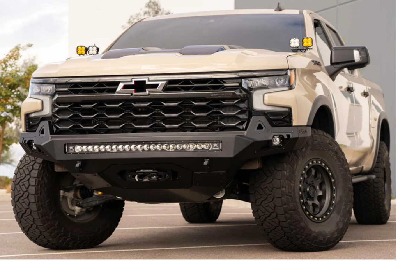 Addictive Desert Designs 2022+ Chevy Silverado 1500 ZR2 Stealth Fighter Front Bumper
