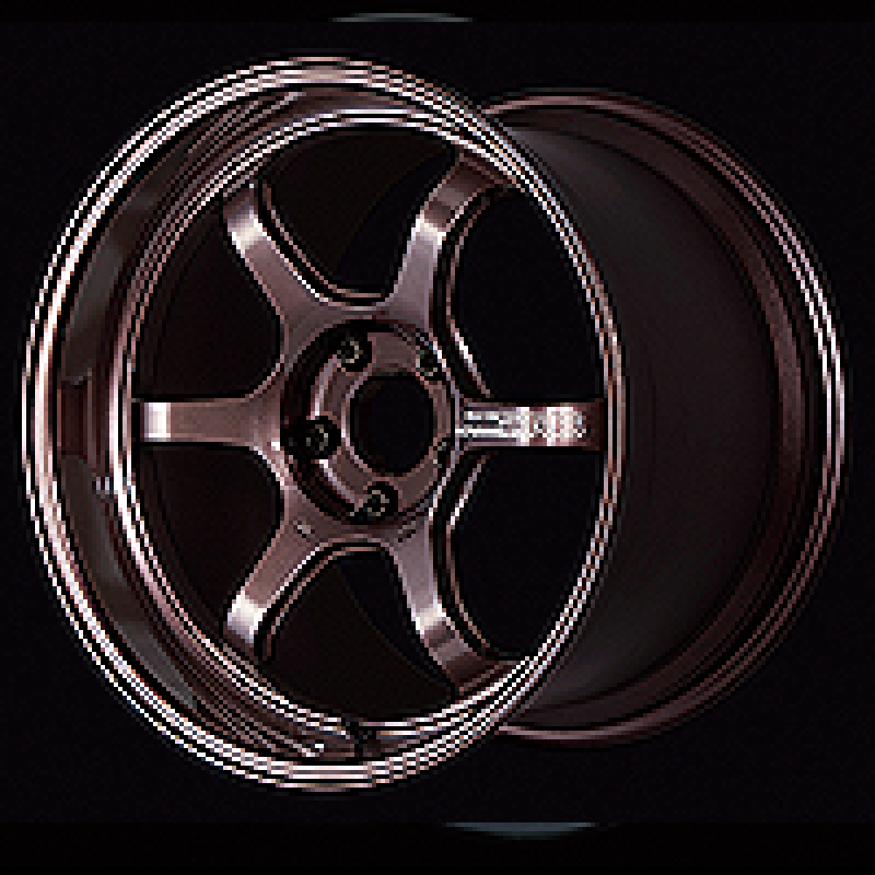 Advan R6 18x8.5 +45 5x100 Racing Copper Bronze Wheel