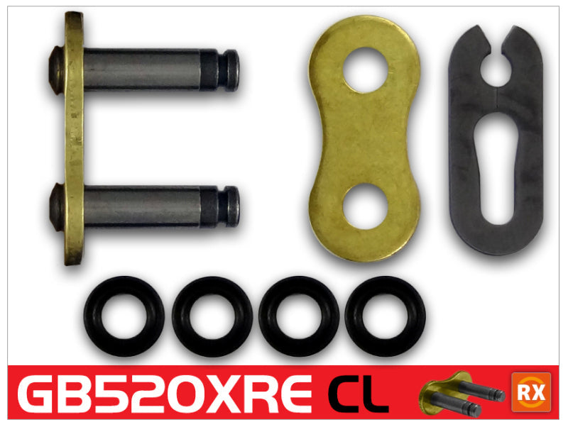 RK Chain GB520XRE-CLIP - Gold