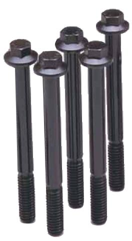ARP M10 x 1.25 x 45 Hex Black Oxide Bolts (5/pkg)