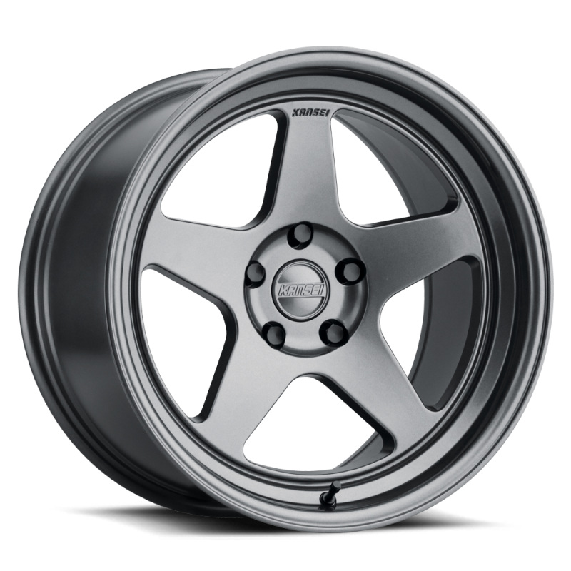 Kansei K12G Knp 18x9in / 5x100 BP / 35mm Offset / 73.1mm Bore - Gunmetal Wheel