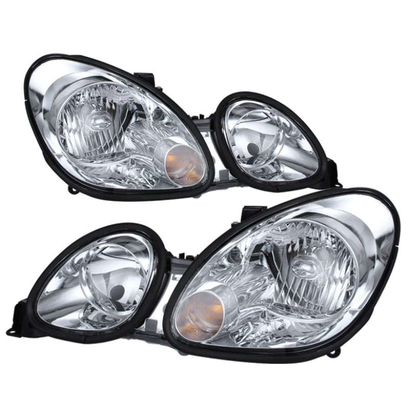 xTune Lexus GS300/GS400/GS430 98-05 Halogen Only Crystal Headlights Chrome HD-JH-LGS98-C