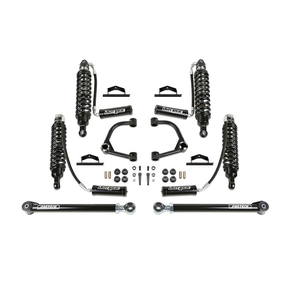 Fabtech 3" UCA Lift Kit Uniball With Dirt Logic 2.5 Coilovers OEM Bilstein Shocks | 4-Door | Bronco 2021+