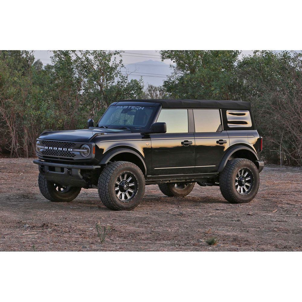 Fabtech 3" UCA Lift Kit Uniball With Dirt Logic 2.5 Coilovers OEM Bilstein Shocks | 4-Door | Bronco 2021+