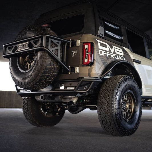 DV8 Offroad Competition Series Bumper Full Width Rear Bronco 2021-2023