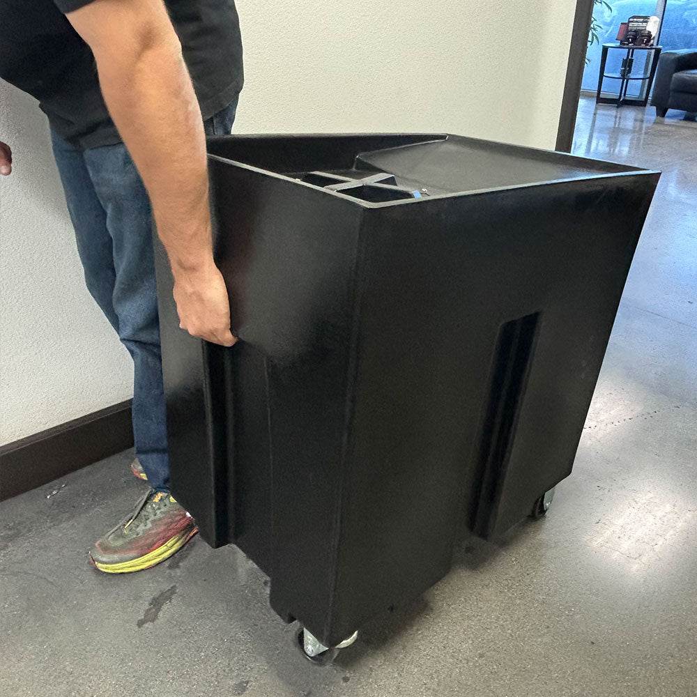 56 Gallon Oil and Grease Containment Tank, with 4 Casters