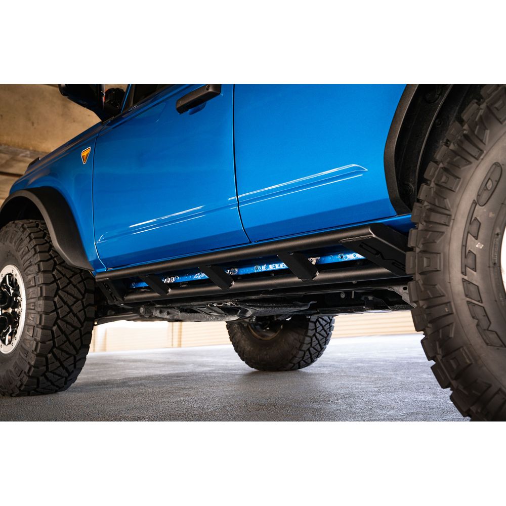 DV8 Offroad Rock Sliders FS-15 Series 4-Door Bronco 2021-2023