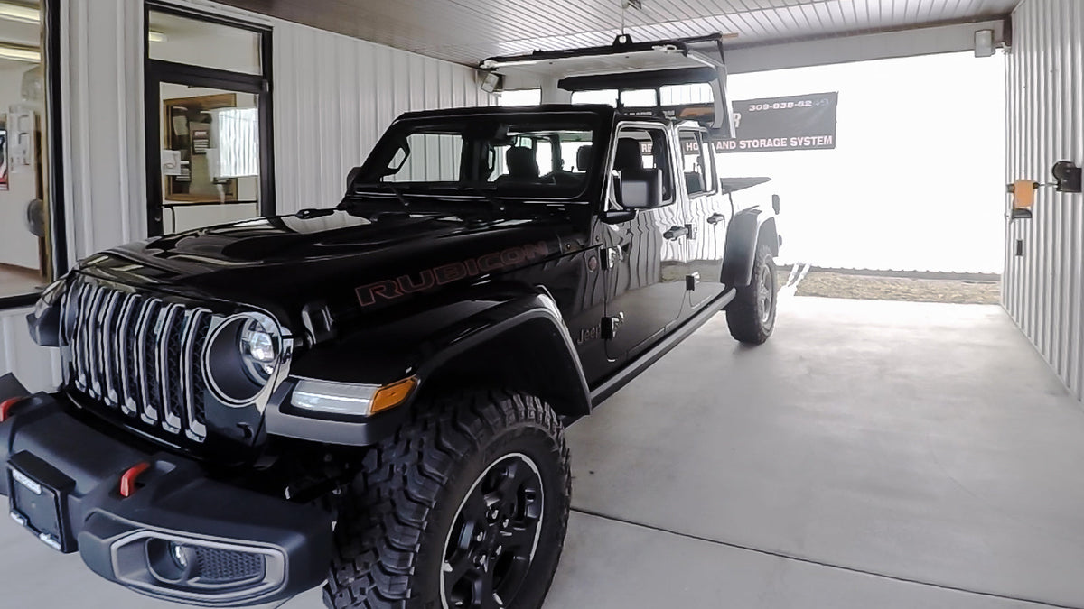 J-BARR: Jeep Gladiator Hardtop Removal Hoist and Storage System