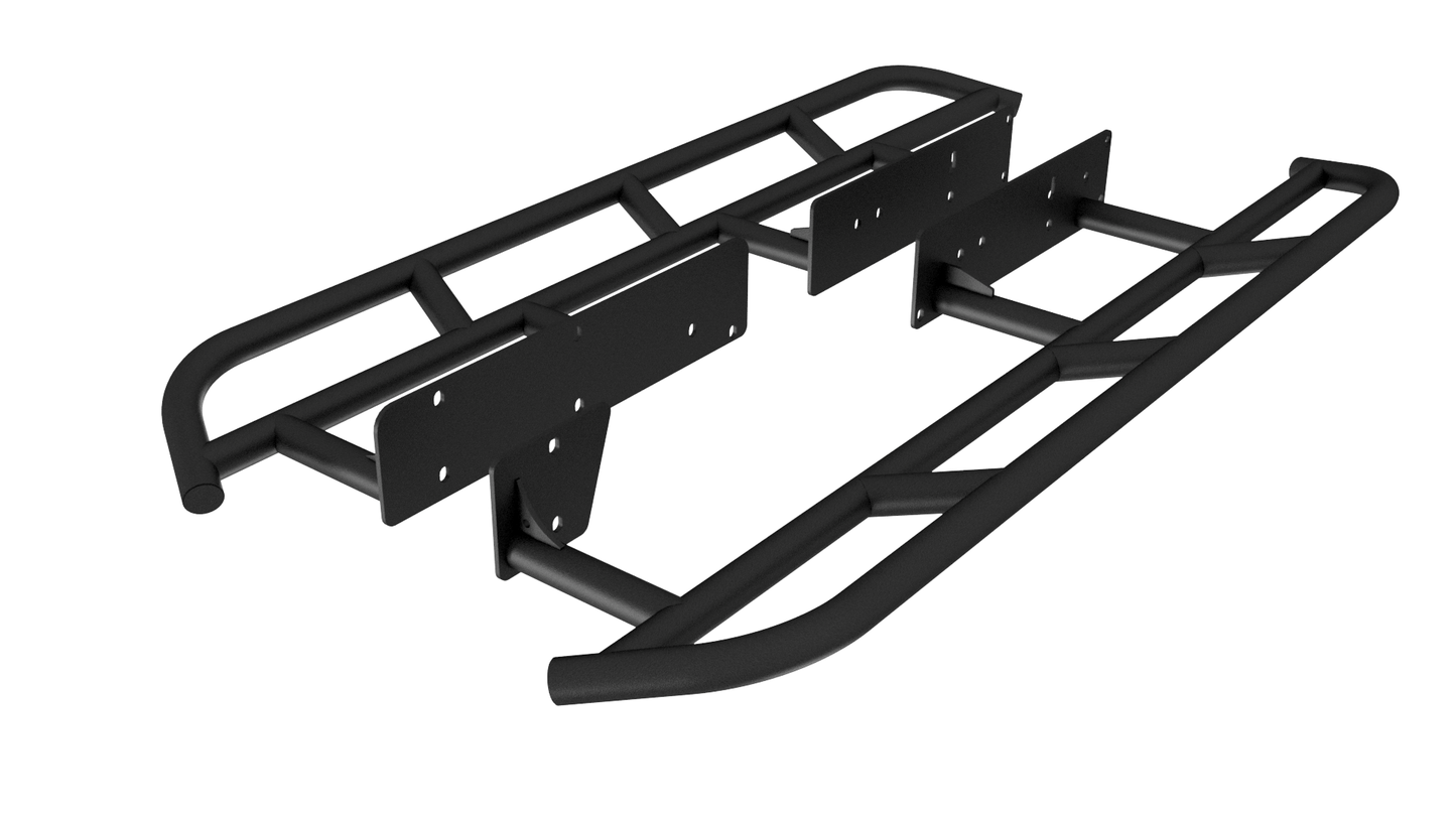 2010-2024 Toyota 4Runner Angled Sliders **No Kick Out**