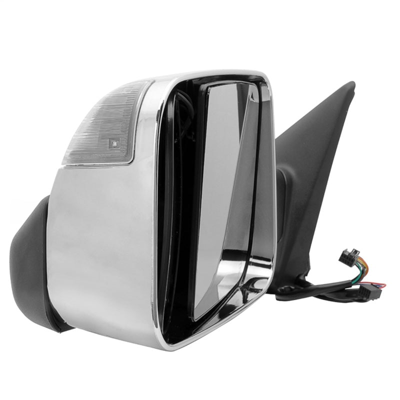 xTune Dodge Ram 1500 09-12 Extendable Power Heated Adjust Mirror Chrome Housing Left MIR-DRAM10-PW-L