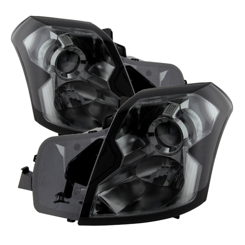 xTune Cadillac Cts 03-07 Crystal Headlights Halogen Model Only Smoke HD-JH-CCTS03-SM