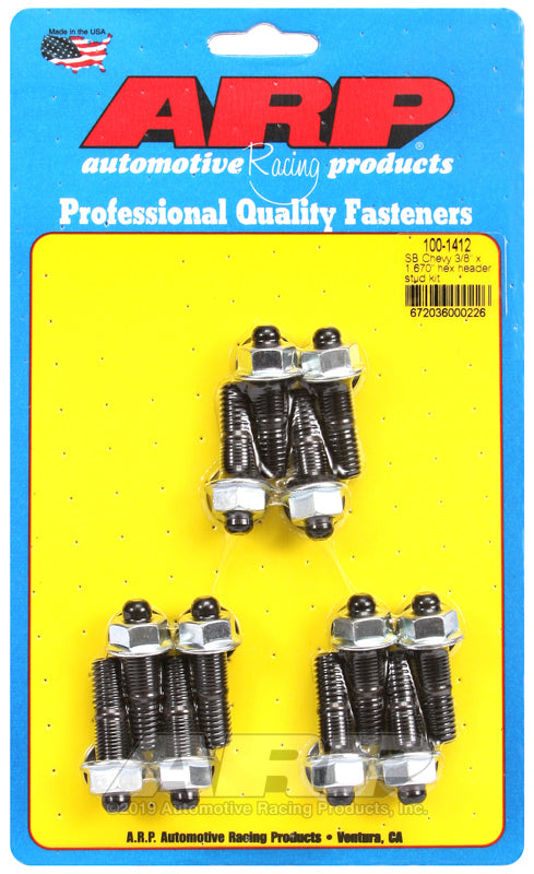 ARP SB Chevy 3/8 x 1.670in Hex Header Stud Kit