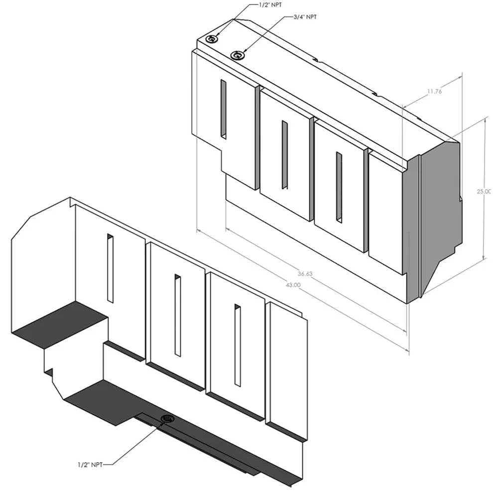 42 Gallon Replacement Water Tank for 2022-2025 Storyteller
