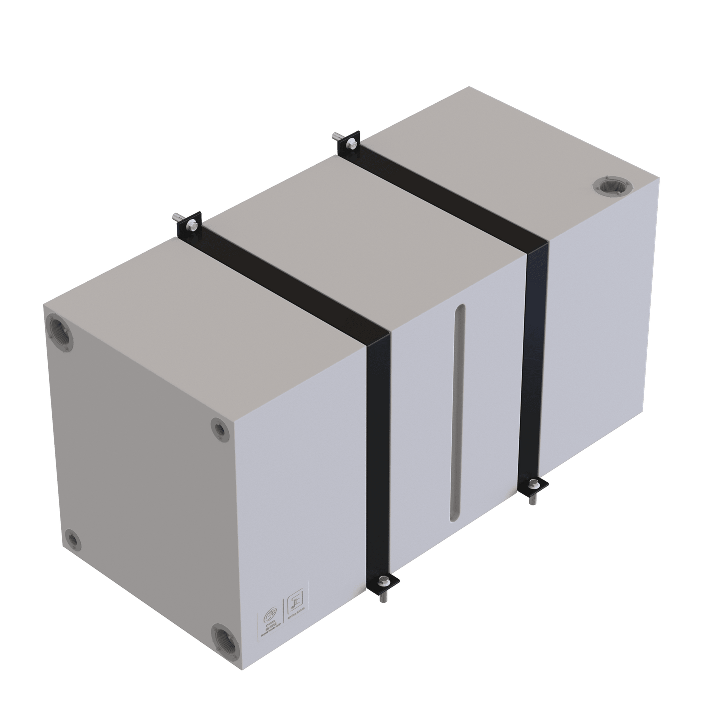 35 GALLON WHEEL WELL WATER TANK FOR DRW VANS (DUALLY)