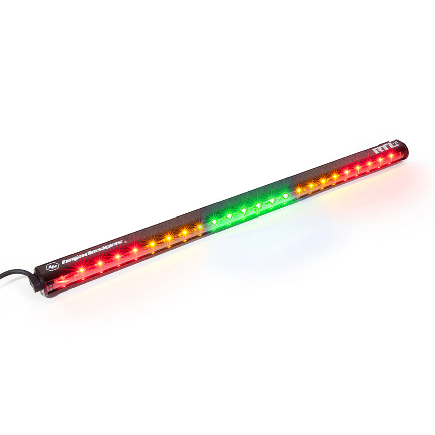 30 Inch Light Bar RTL-G Solid Amber, Green Center, Flashing Amber Baja Designs - 103003