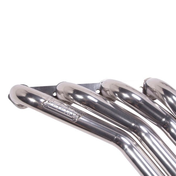 Ford Mustang 351 Swap 1-3/4 Long Tube Exhaust Headers Polished Silver Ceramic 86-93