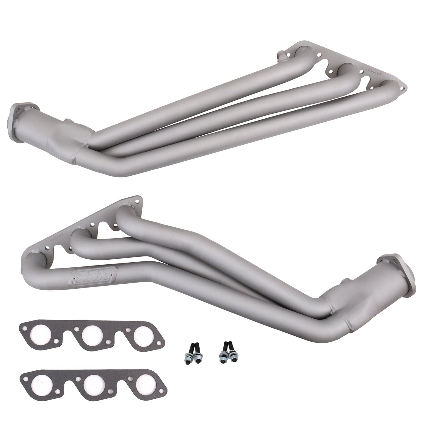 Ford Mustang V6 1-5/8 Long Tube Exhaust Headers Polished Silver Ceramic 99-04