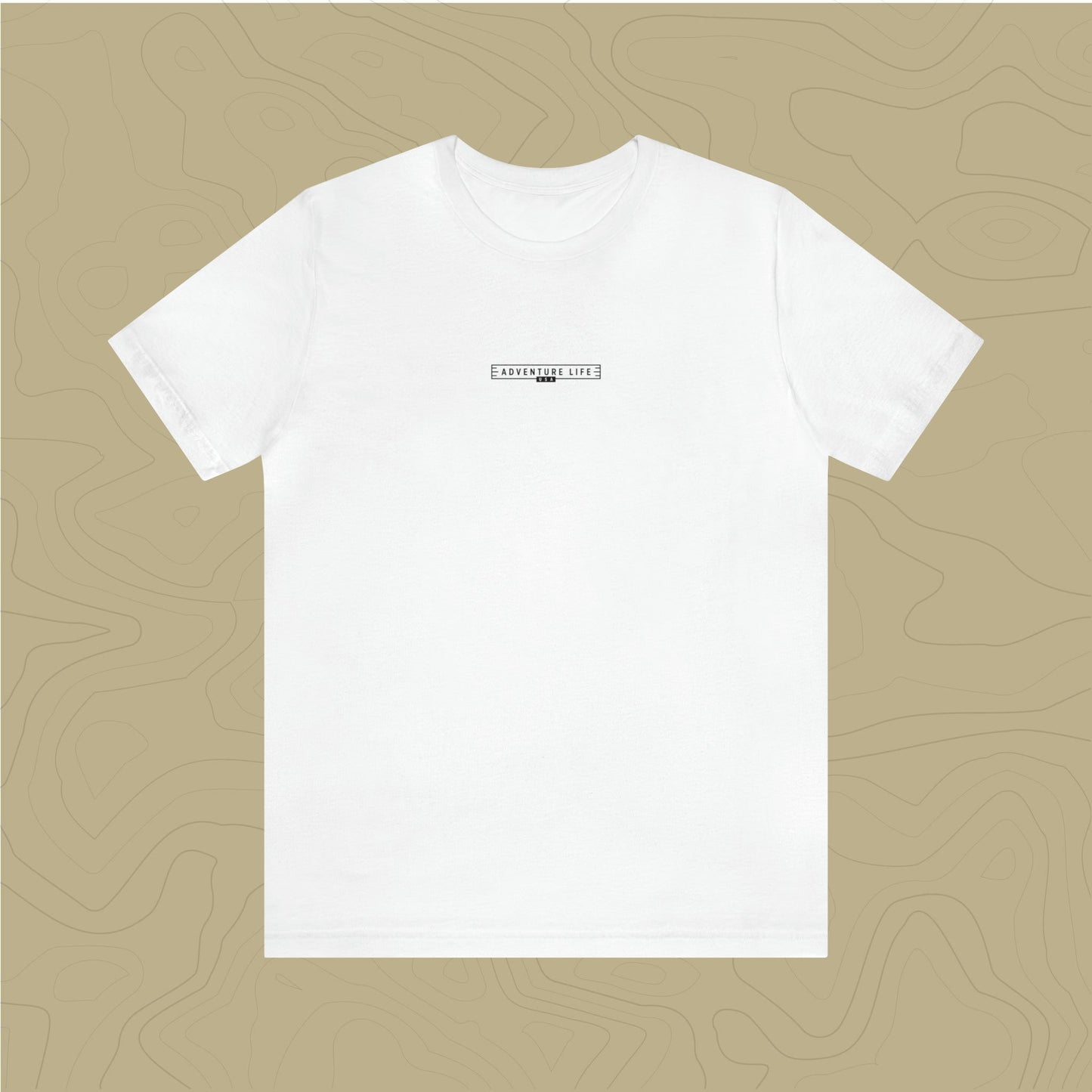 Yellowstone National Park - Adventure Life Trail Topographic Garment Dyed Tee