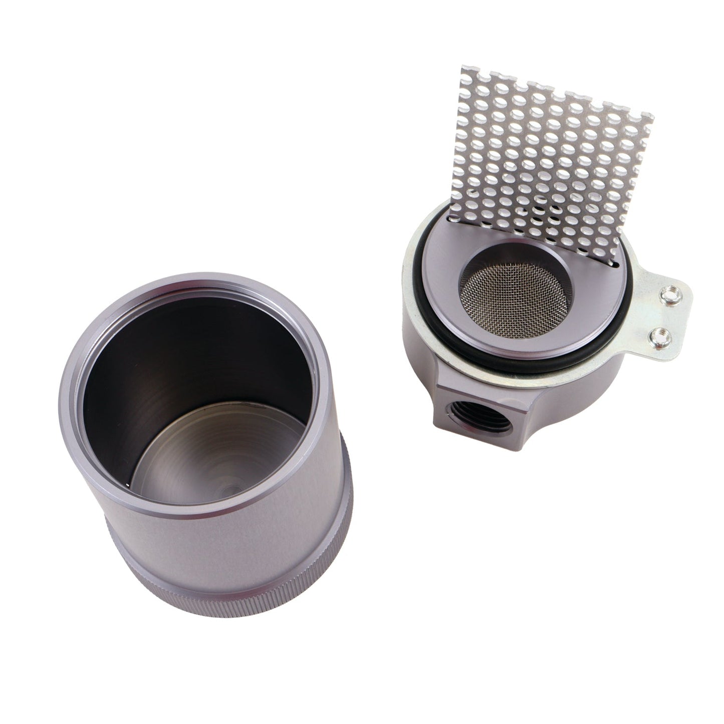 Ford Mustang GT 4.6 Oil Separator Kit With Billet Aluminum Catch Can 05-10