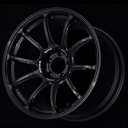 Advan RZ-F2 18X8.5 +44 5x112 Racing Titanium Black Wheel